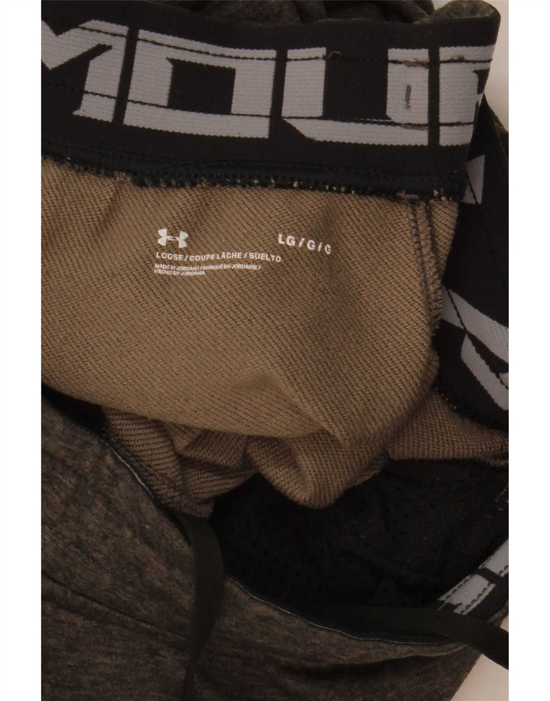 Under Armour Mens Sport Shorts Large  Grey Colourblock