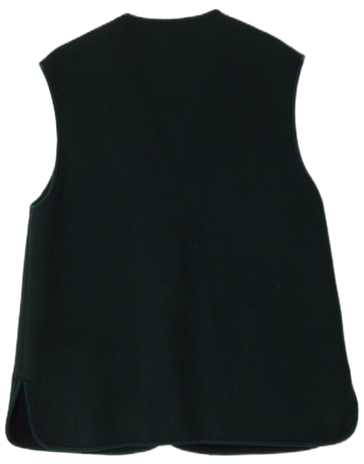 Arber Strickmoden Womens Gilet UK 18 XL Green Wool