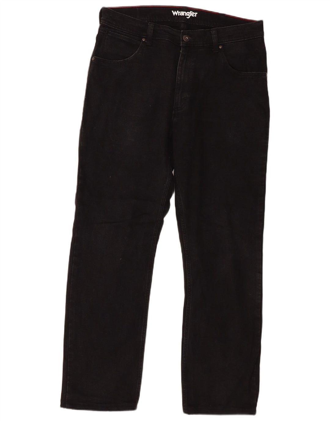 Jeans dritti da uomo Wrangler W34 L29 cotone nero