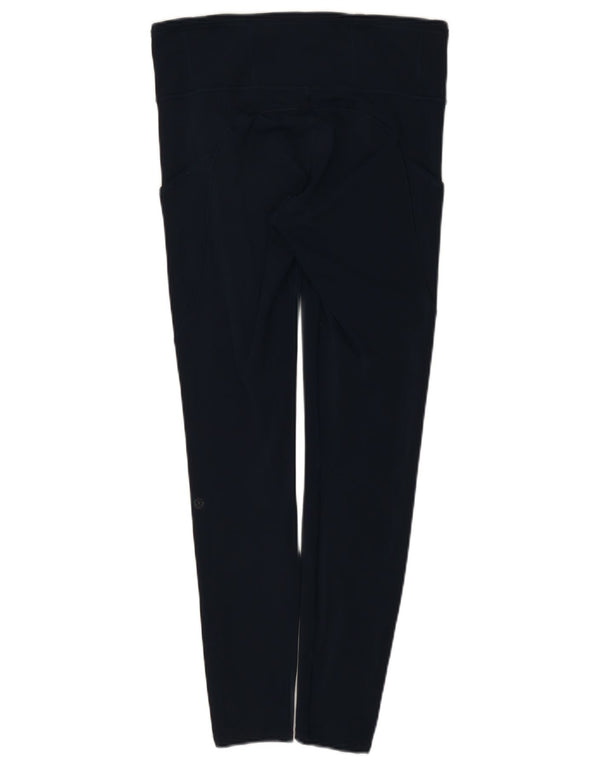 Leggings a vita alta da donna Lululemon US 10 Large Blu Navy