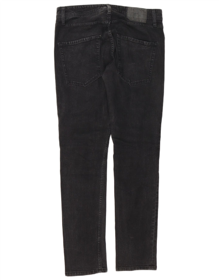 Jack & Jones Mens Tim Slim Jeans W32 L32 Black