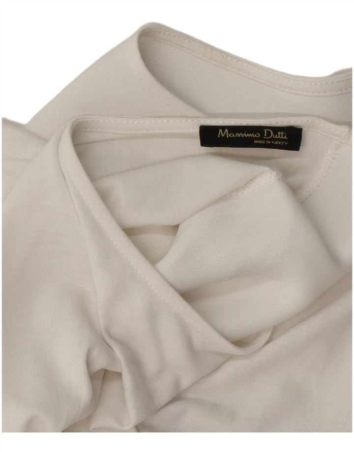 Camicetta da donna Massimo Dutti Top UK 16 Large White Floral