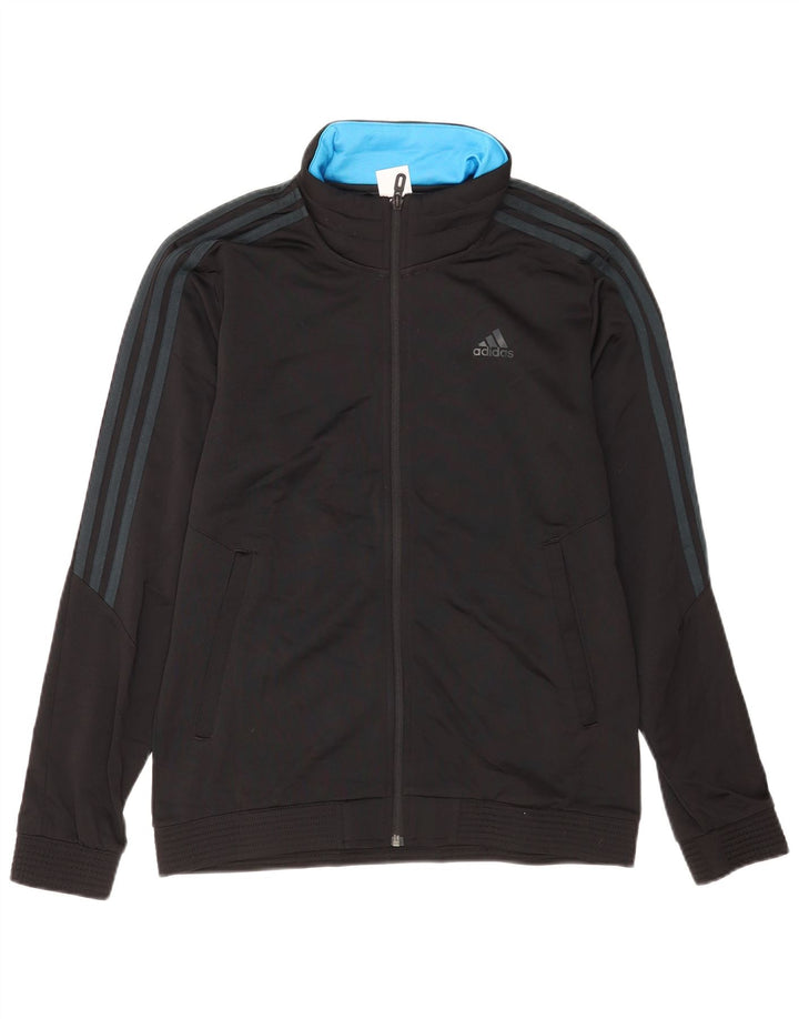 Adidas Træningsdragt til mænd Topjakke UK 40/42 Medium Sort Polyester