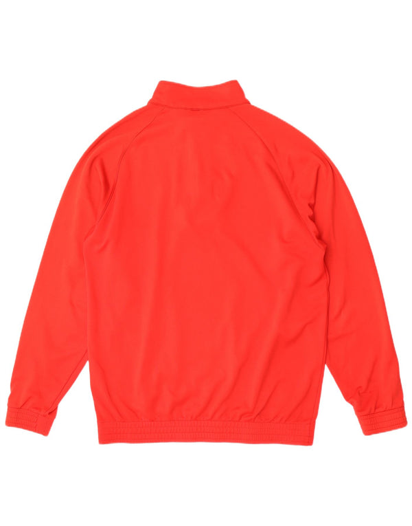 Umbro Herren-Sweatshirt mit Reißverschluss, XL, rotes Polyester
