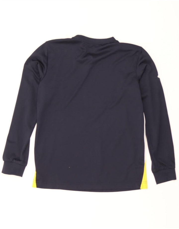 LOTTO Boys Graphic Top Long Sleeve 11-12 Years Medium Navy Blue Vintage Lotto and Second-Hand Lotto from Messina Hembry 