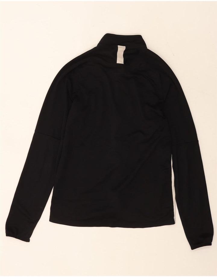 Nike Mens Dri Fit tréningruha felső kabát középfekete Colourblock poliészter