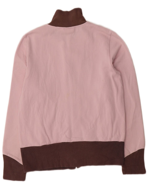 Jachetă de top cu trening grafic Puma pentru femei UK 14, mare, roz, color block