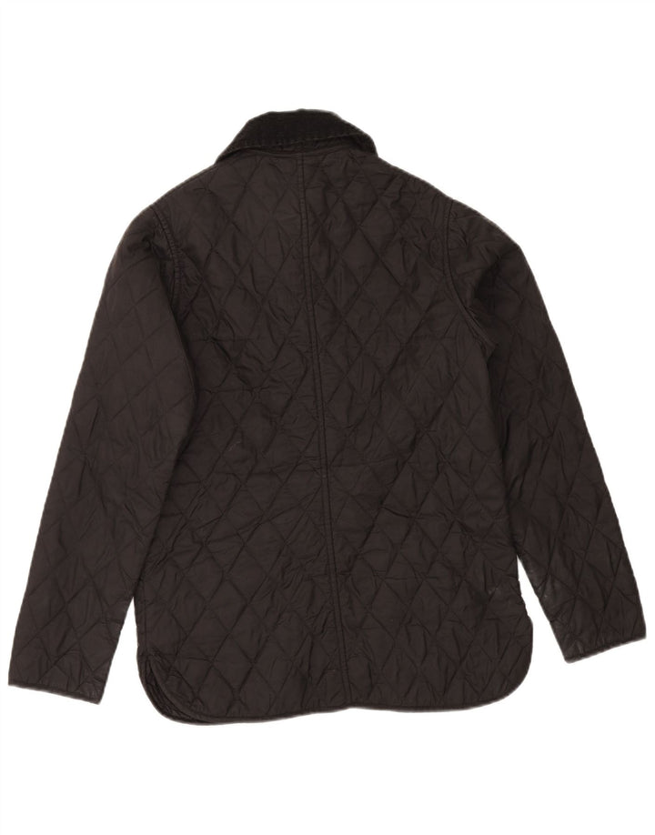 Barbour Womens Quilted Jacket UK 8 Small Black