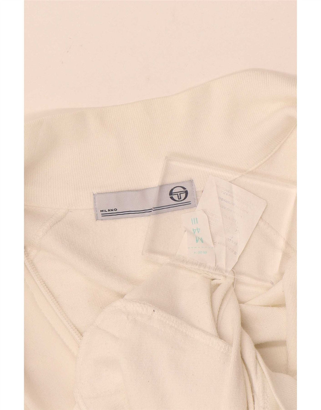 Sergio Tacchini Dame træningsdragt Topjakke IT 44 Medium Hvid Bomuld