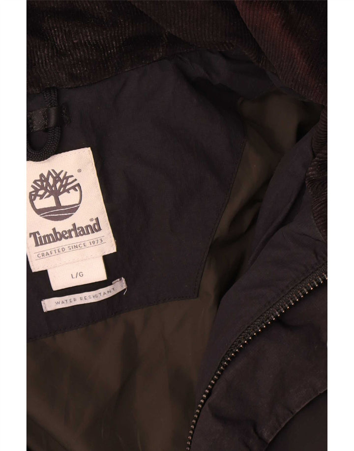 Мужская утепленная куртка Timberland UK 40, большая, черная, полиэстер