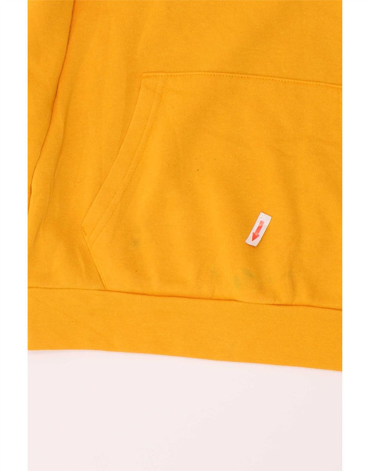 Champion Boys Graphic Hoodie Jumper 9-10 Years Medium Yellow