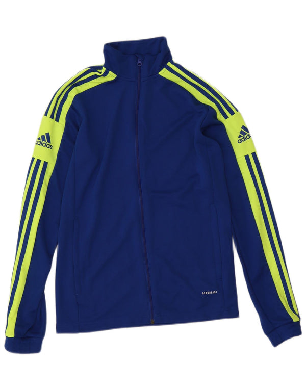 Adidas Mens Aeroready Graphic Tracksuit Top Jacket Small Blue Colourblock