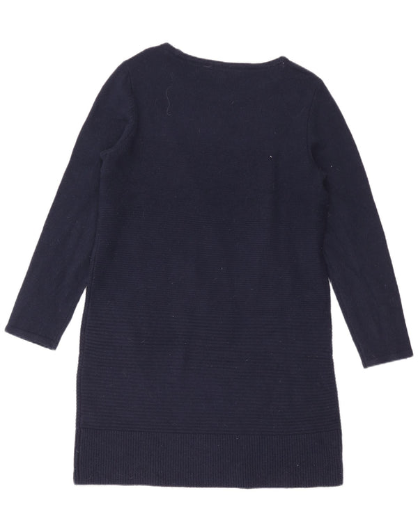 Crew Clothing Γυναικείο μακρυμάνικο φόρεμα UK 16 Large Navy Blue