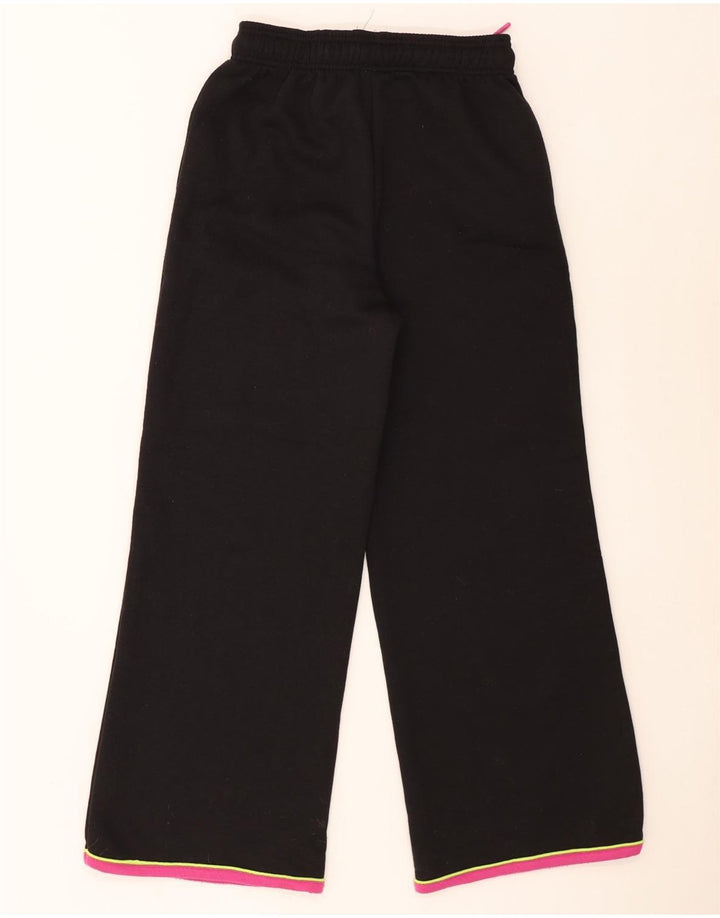 Umbro Womens Tracksuit Trousers UK 14 Medium  Black Colourblock Polyester