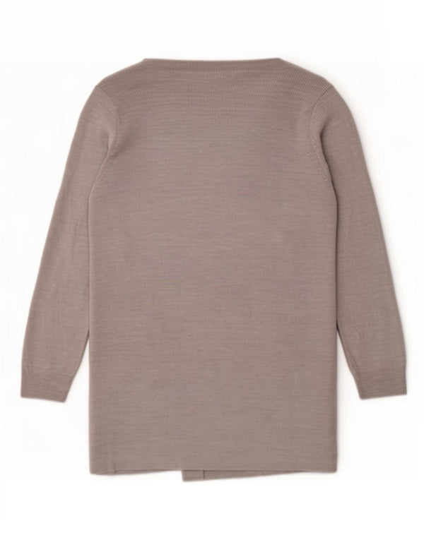 Sweter damski Marks & Spencer Longline Cardigan UK 14, średni szary, nakrapiany