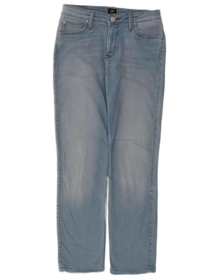 Lee Womens Marion Straight Jeans W29 L28 Blue Cotton