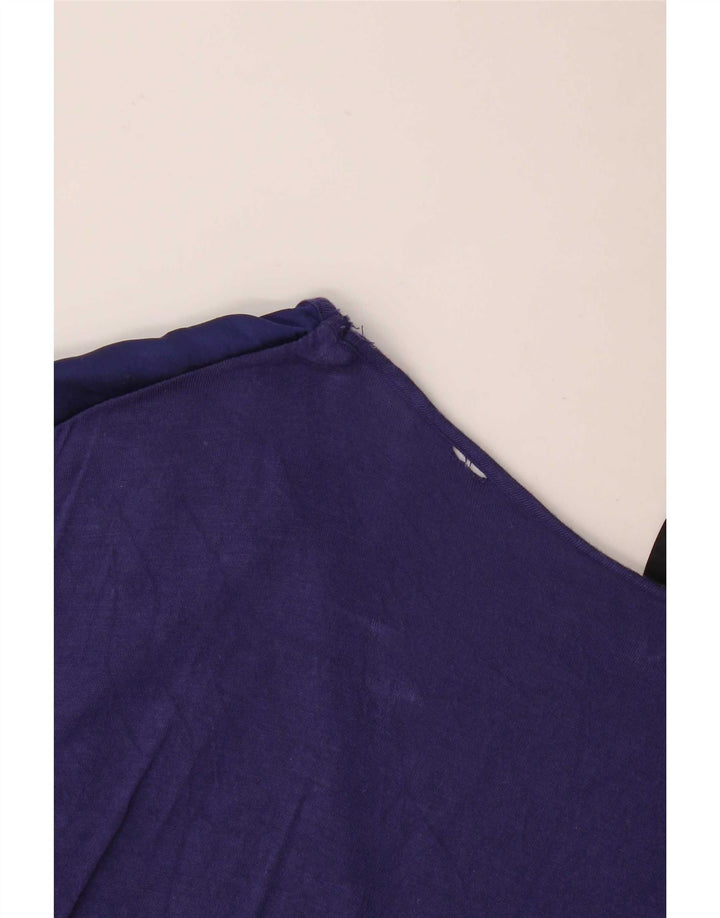 Γυναικείο φόρεμα Benetton Relaxed Fit Basic UK 14 Medium Navy Blue Viscose