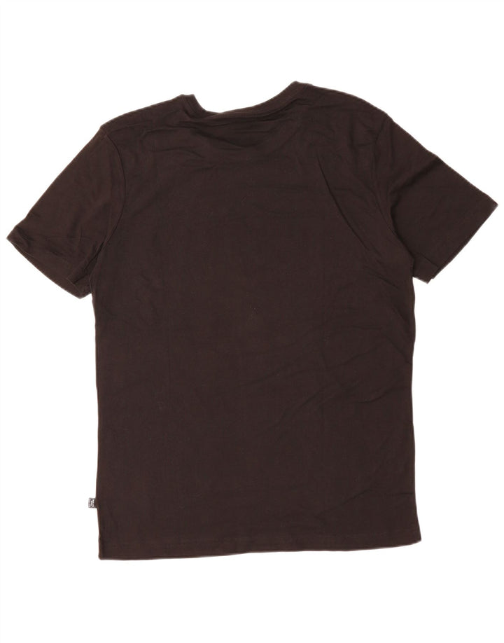 T-shirt grafica da uomo PUMA Top in cotone nero medio