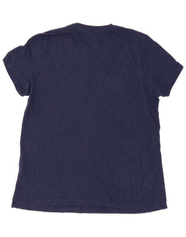 T-shirt grafica Nike Houston Astros da donna, taglia UK 14, grande, cotone blu navy