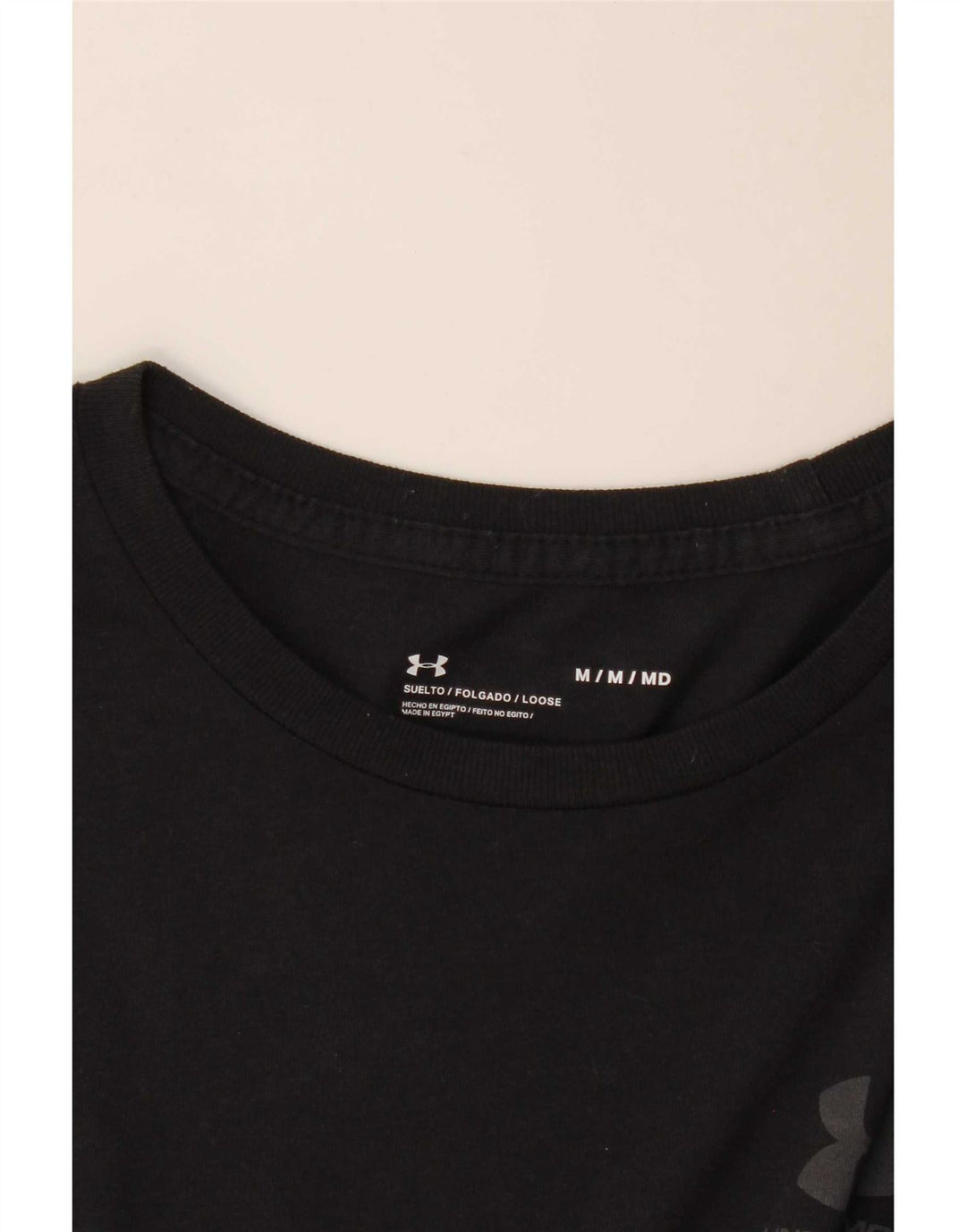 Under Armour Herre Top Langærmet Medium Sort
