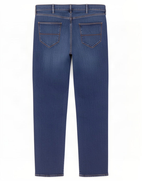 Marks & Spencer Jean droit homme W36 L31 bleu coton