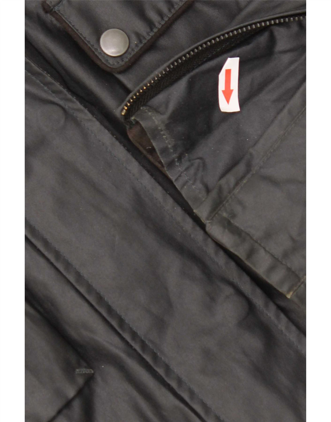 Belstaff Veste Utilitaire Femme IT 46 Large Bleu Marine Coton
