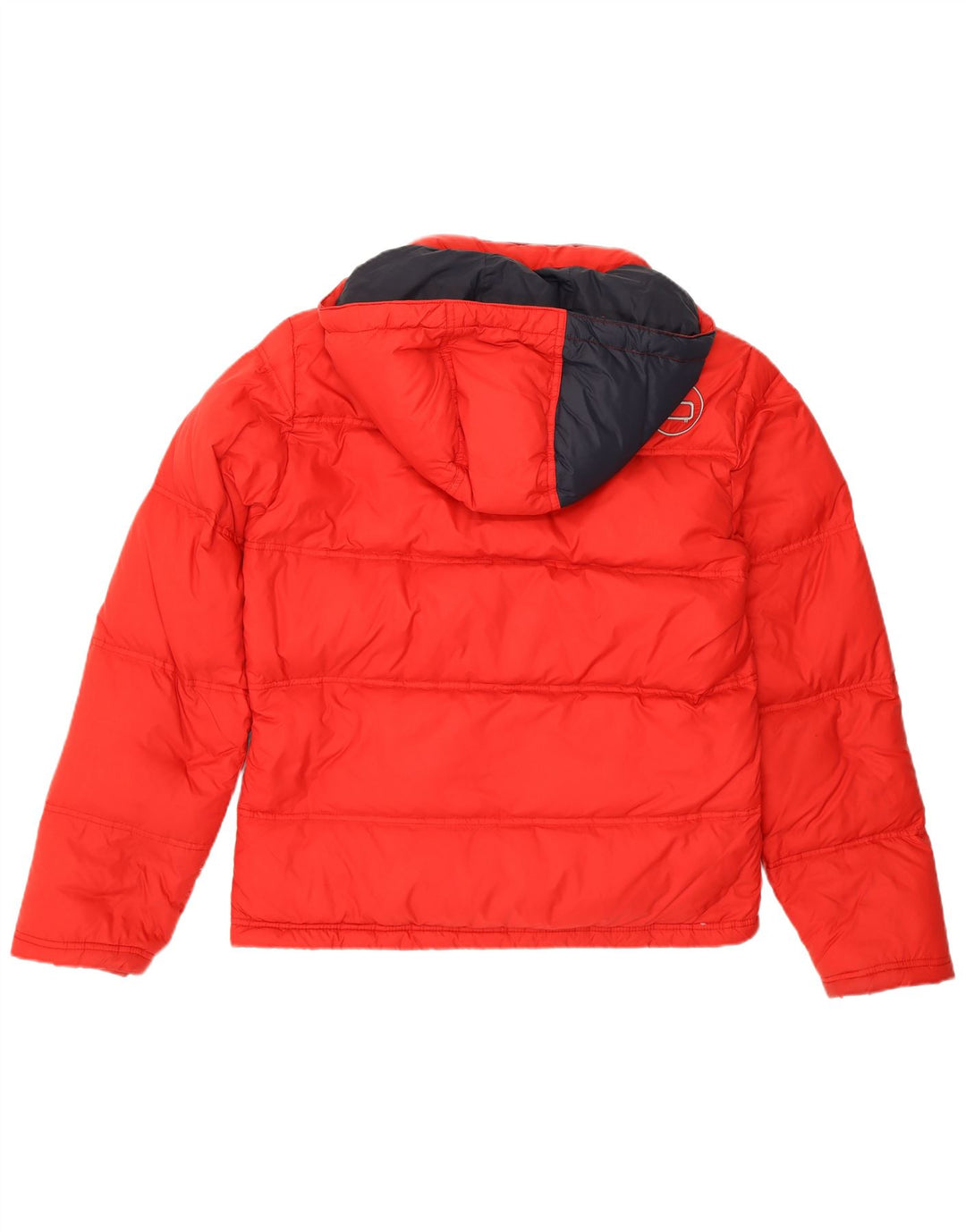 Woolrich Mens Penn-Rich Hooded Padded Jacket UK 38 Medium Red Nylon