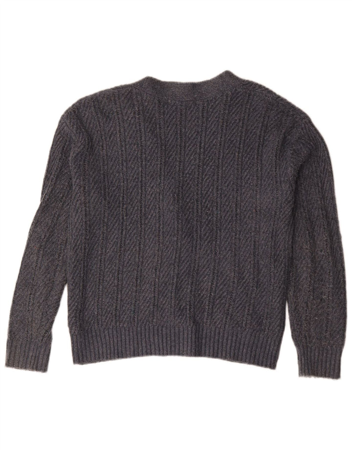 Marks & Spencer Pull cardigan surdimensionné pour femme UK 10 Petit Gris