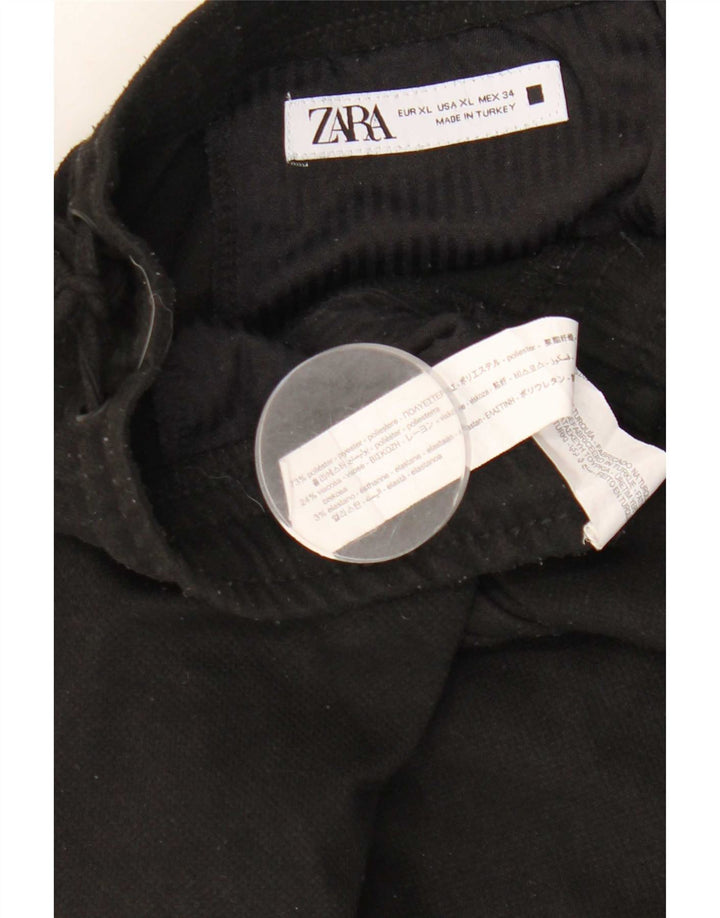 Zara Herre træningsdragt bukser XL sort polyester