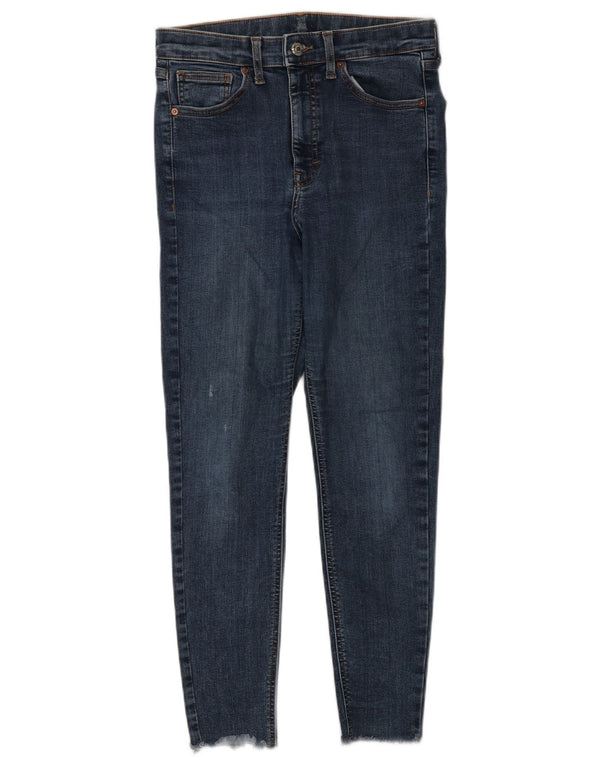 Jeans skinny corti da donna Topshop W28 L25 cotone blu