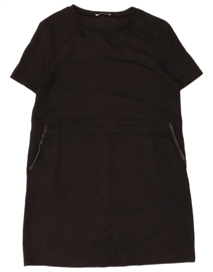 Женское платье прямого кроя Zara UK 14, среднее черное