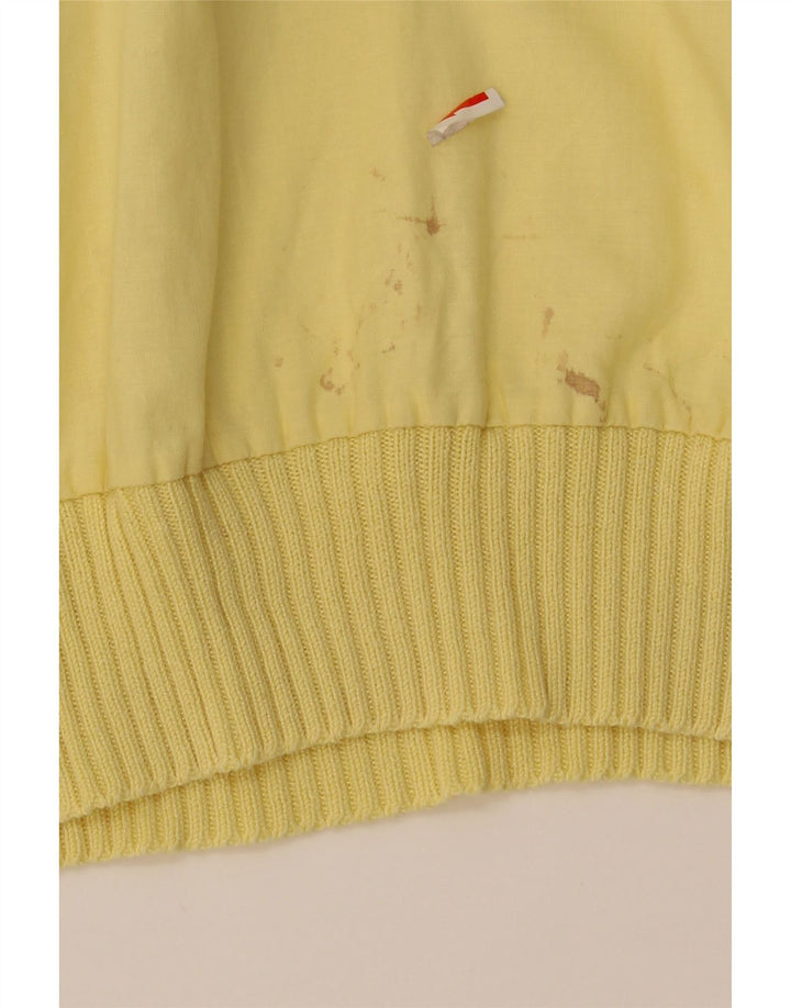 VINTAGE Mens Short Sleeve Pullover Shirt Medium Yellow Cotton Vintage Vintage and Second-Hand Vintage from Messina Hembry 