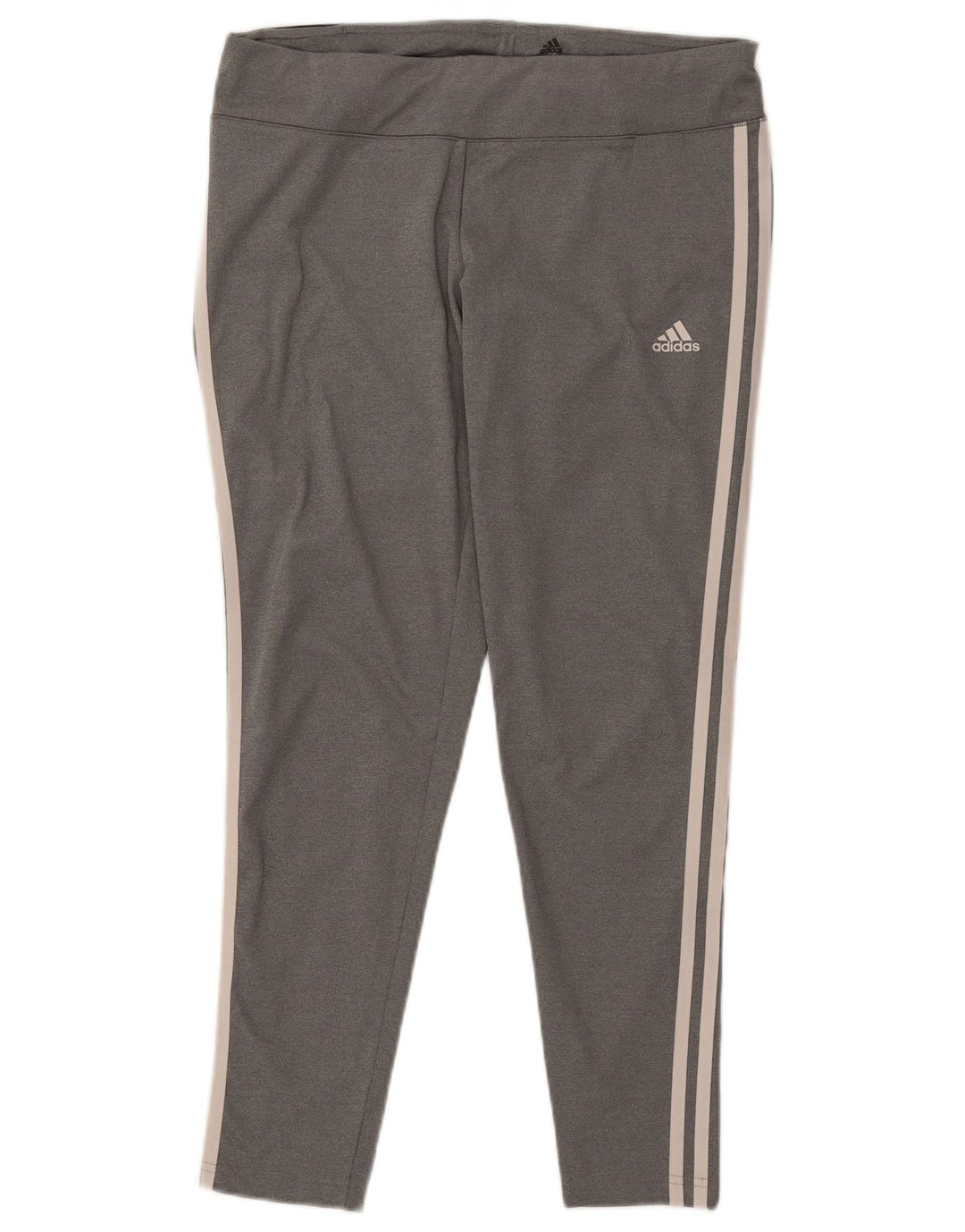 ADIDAS Womens Climalite Leggings UK 16/18 Large  Grey Polyester