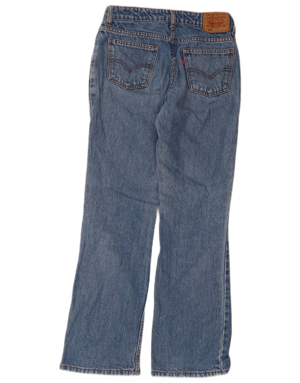 Levi's Womens 564 Relaxed Fit Straight Jeans W28 L29 Blå