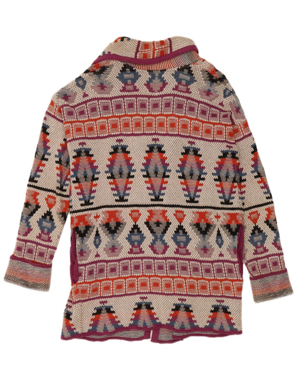 Miss Selfridge Womens Oversized Cardigan Sweater UK 8 Small Purple