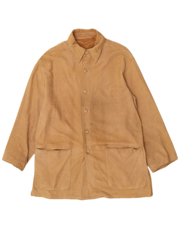 Enrico Mandelli Γυναικείο Δερμάτινο Μπουφάν UK 18 XL Brown Classic