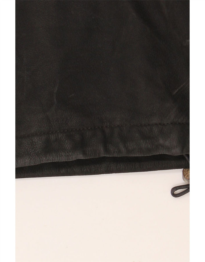 CONBIPEL Mens Leather Coat IT 54 XL Black Leather