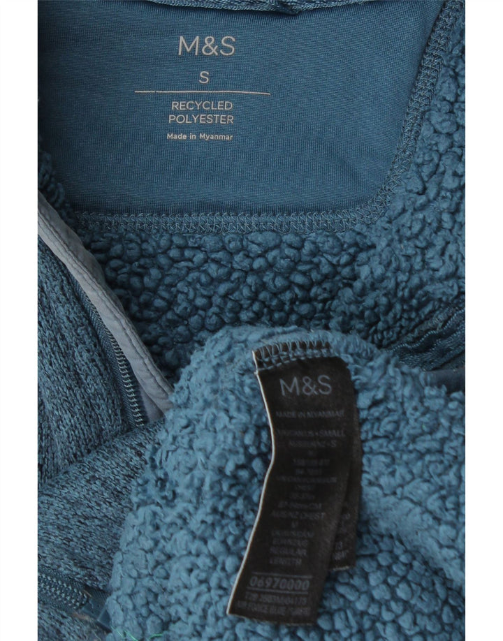 Marks & Spencer Herre træningsdragt Top jakke Lille blå Flecked Polyester
