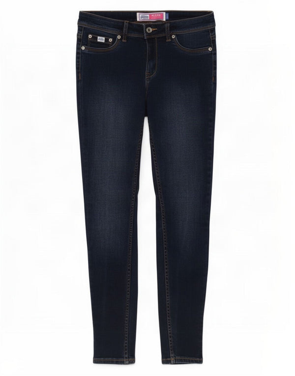Женские джинсы-джеггинсы Superdry Alexia W28 L30, синий хлопок