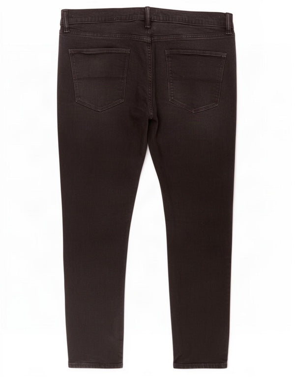 Marks & Spencer Vaqueros pitillo para hombre W36 L29 Algodón negro
