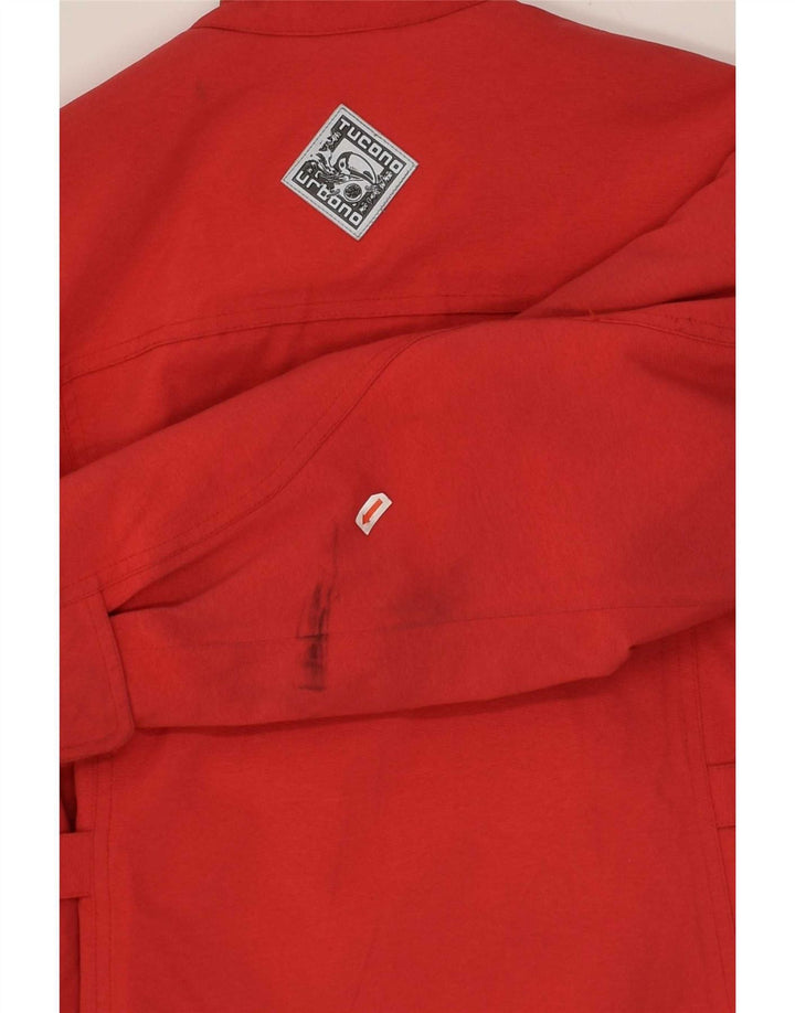 TUCANO URBANO Boys Utility Jacket 11-12 Years Red Nylon Vintage Tucano Urbano and Second-Hand Tucano Urbano from Messina Hembry 