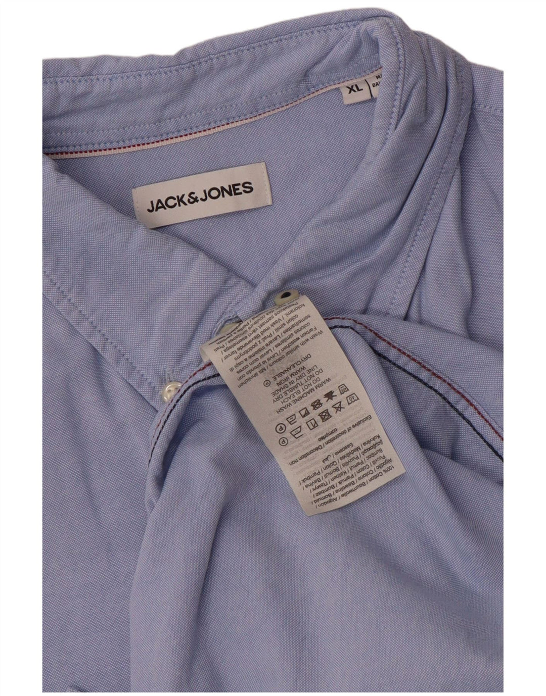 Jack & Jones herreskjorte XL blå bomuld