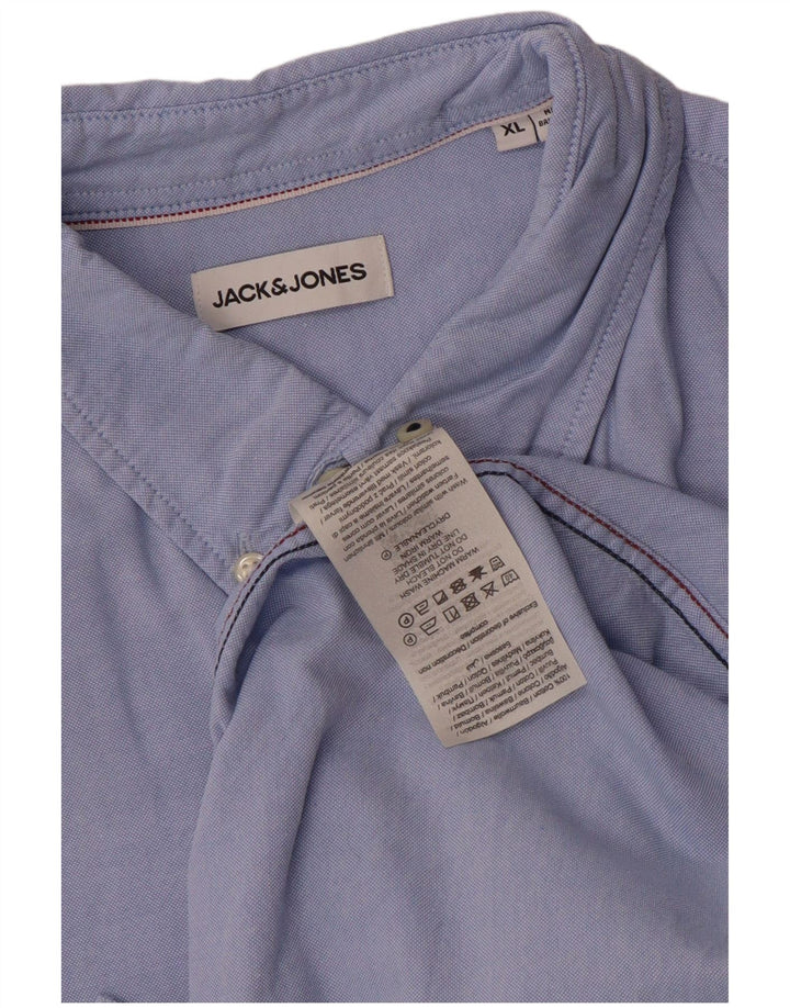 Jack & Jones herreskjorte XL blå bomuld