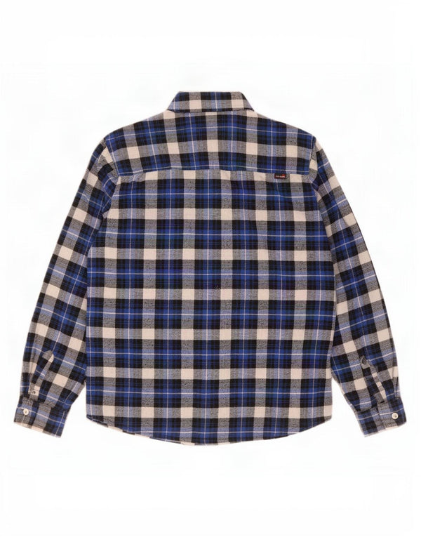 Camicia in flanella da uomo Rip Curl a quadri blu grandi