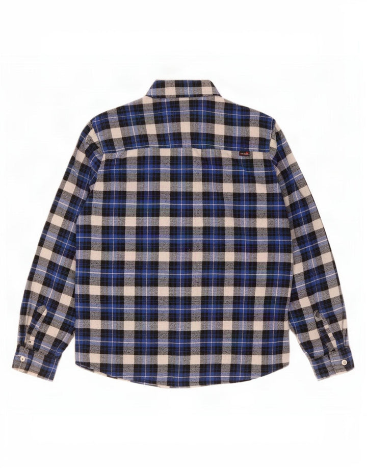 Camicia in flanella da uomo Rip Curl a quadri blu grandi