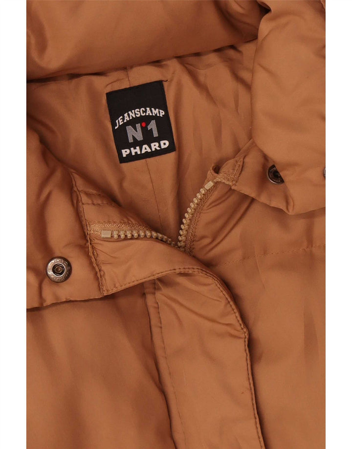 Chaqueta acolchada con capucha Phard para mujer UK 46 Poliéster marrón grande