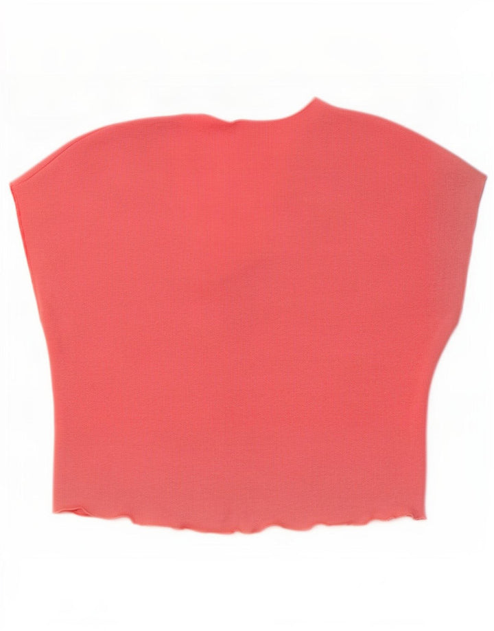 Zara Womens Blouse Top UK 14 Medium Pink