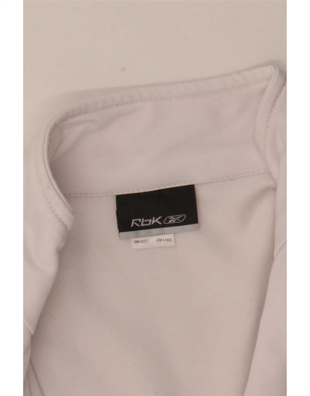 Γυναικεία αθλητική φόρμα Reebok Top Jacket UK 12 Medium White Colourblock Polyester