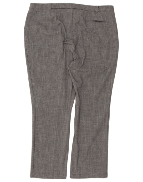 Marks & Spencer Γυναικεία Slim Fit Casual Παντελόνι UK 16 Large W38 L27 Grey