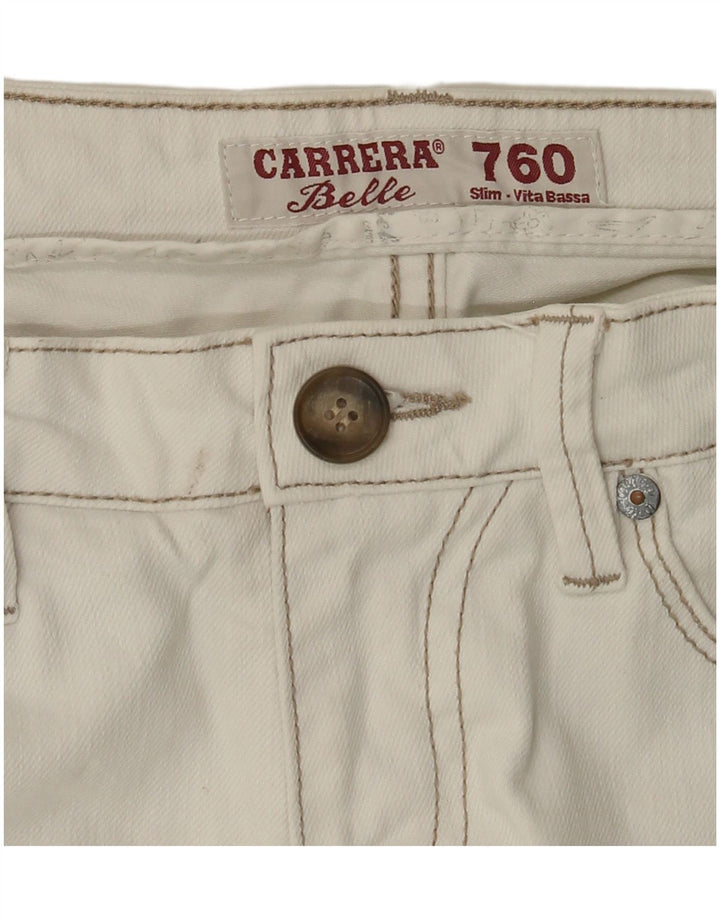 CARRERA Womens Slim Jeans W30 L30 White